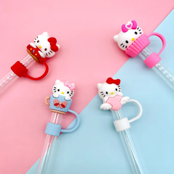 Protetores de Canudo Hello Kitty - Compatíveis com Copos Stanley - Imagem 3