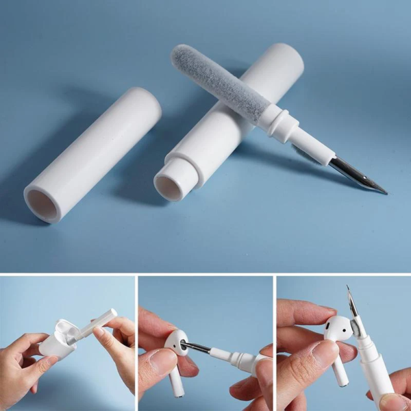 Caneta de Limpeza Multifuncional para Fones de Ouvido e Estojos