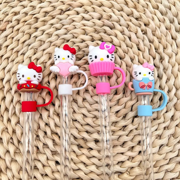 Protetores de Canudo Hello Kitty - Compatíveis com Copos Stanley - Imagem 4