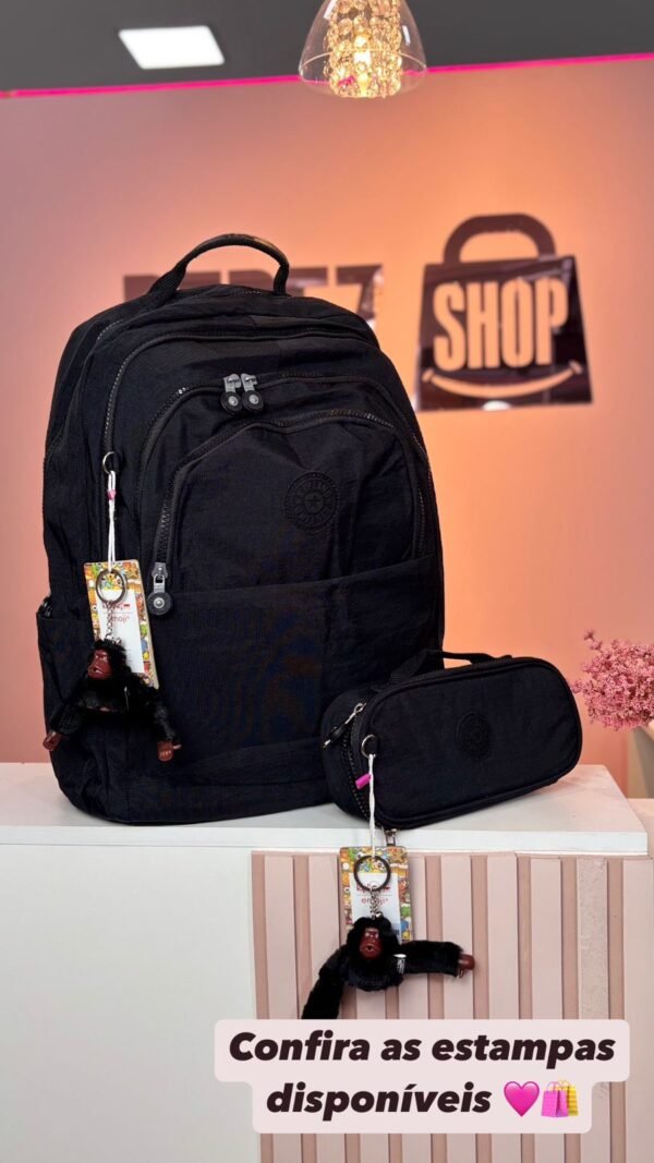 Conjunto Mochila + Estojo Kipling - Linha Premium - Imagem 3