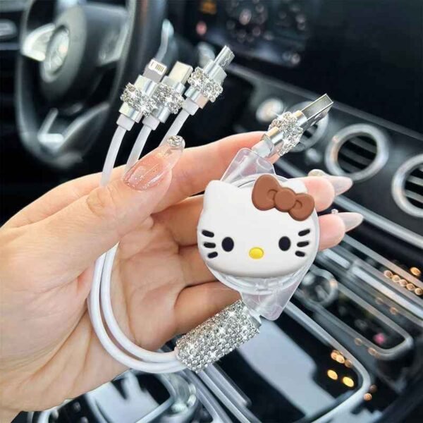 Cabo 3 em 1 HelloKitty - Imagem 5