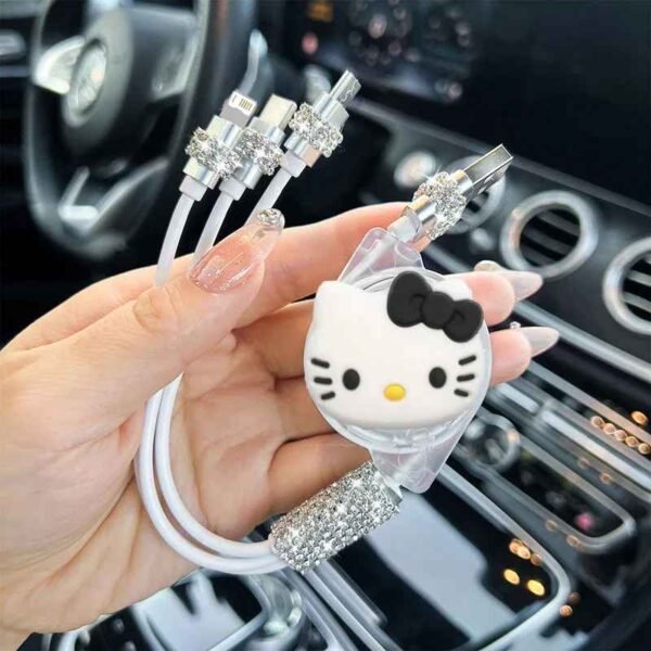 Cabo 3 em 1 HelloKitty - Imagem 3