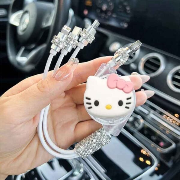 Cabo 3 em 1 HelloKitty - Imagem 4