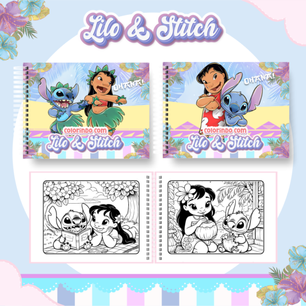 Livro de Colorir LILO & STITCH