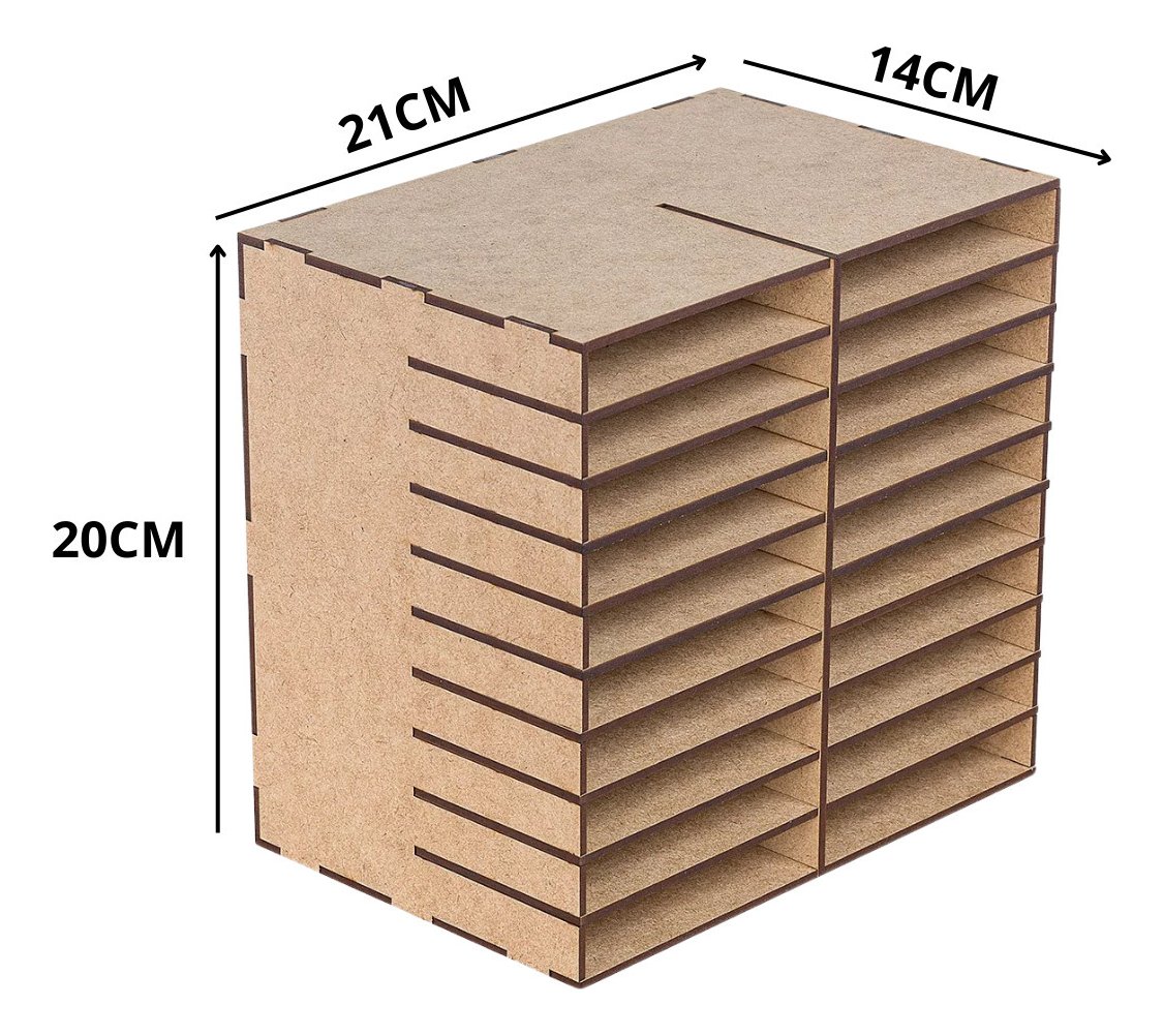 Suporte P/ Caneta Marcadora Touch 120 Peças Box Empilháveis - Imagem 3