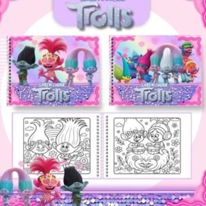 Livro de Colorir Trolls
