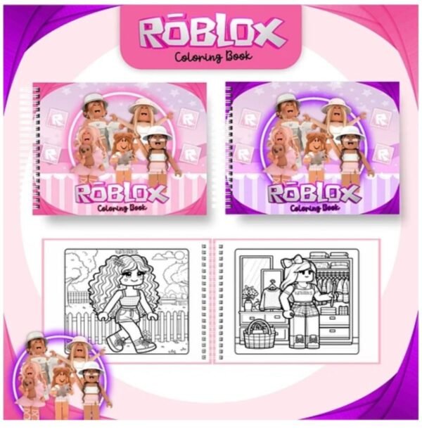 Livro de Colorir Roblox meninas