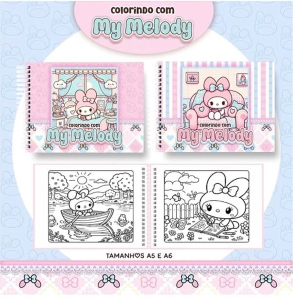 Livro de Colorir My Melody