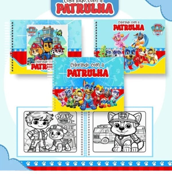 Livro de Colorir Patrulha Canina