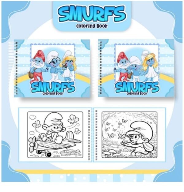 Livro de Colorir Smurfs