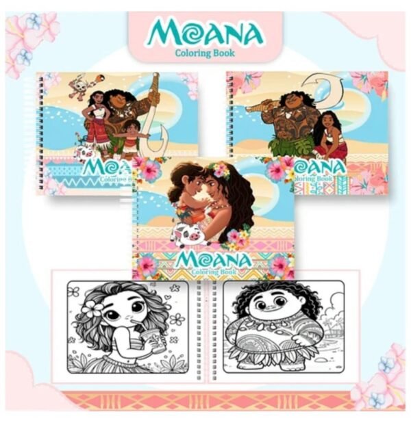 Livro de Colorir Moana