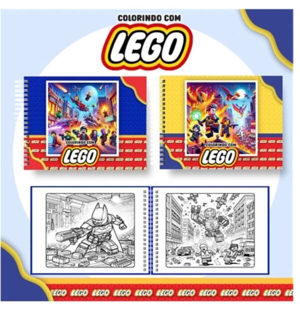 Livro de Colorir Lego