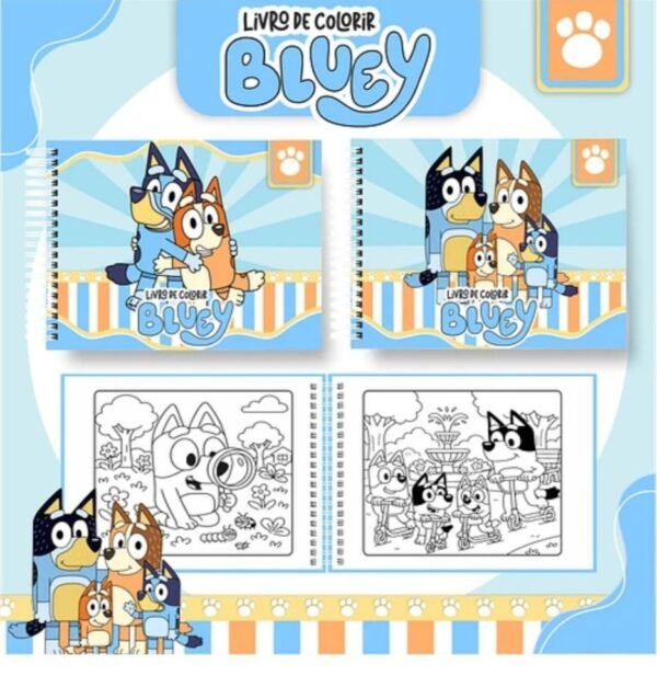 Livro de Colorir Bluey
