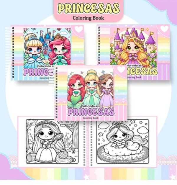 Livro de Colorir Princesas
