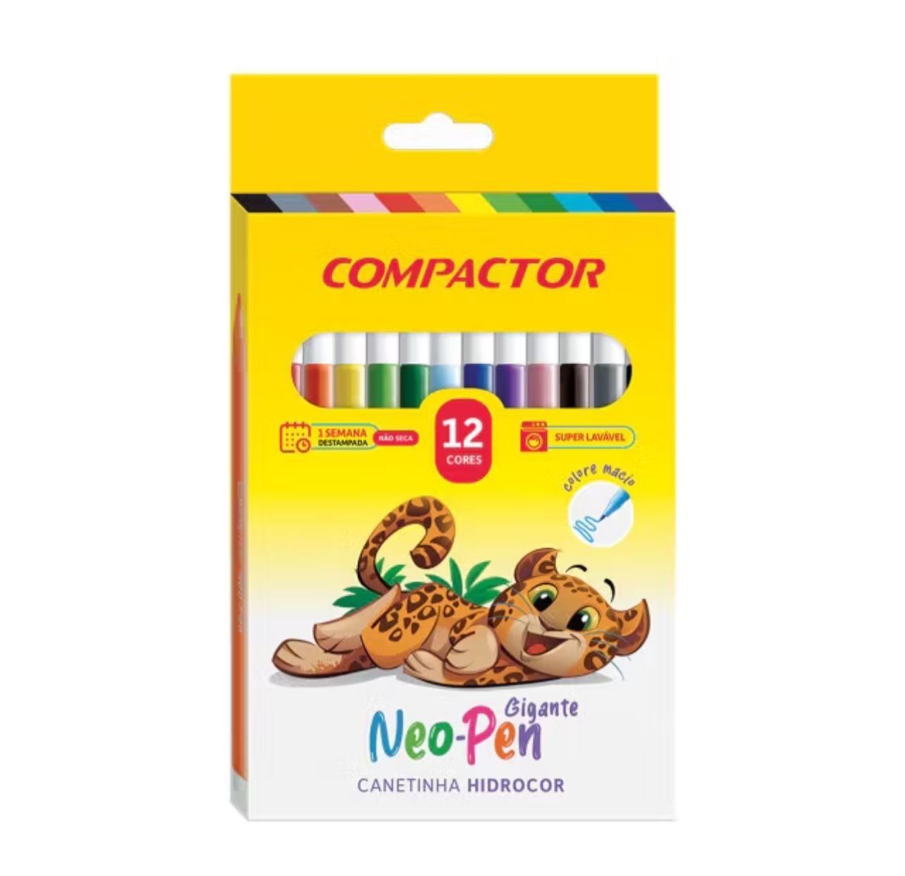 Canetas Hidrocor Compactor Neon-Pen