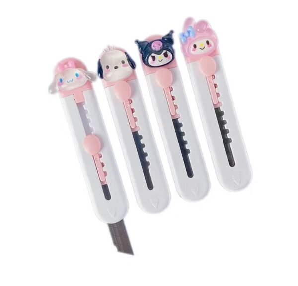 Estilete Escolar Turma Hello Kitty Kuromi My Melody Kawaii