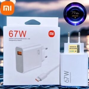Carregador Rápido Xiaomi 67W com Cabo Tipo-C – Original