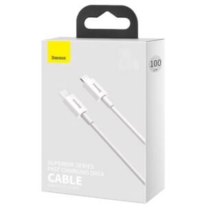 Cabo Baseus Type-C para iPhone 20W – 1 Metro