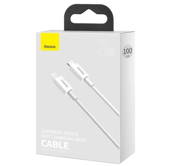 Cabo Baseus Type-C para iPhone 20W – 1 Metro
