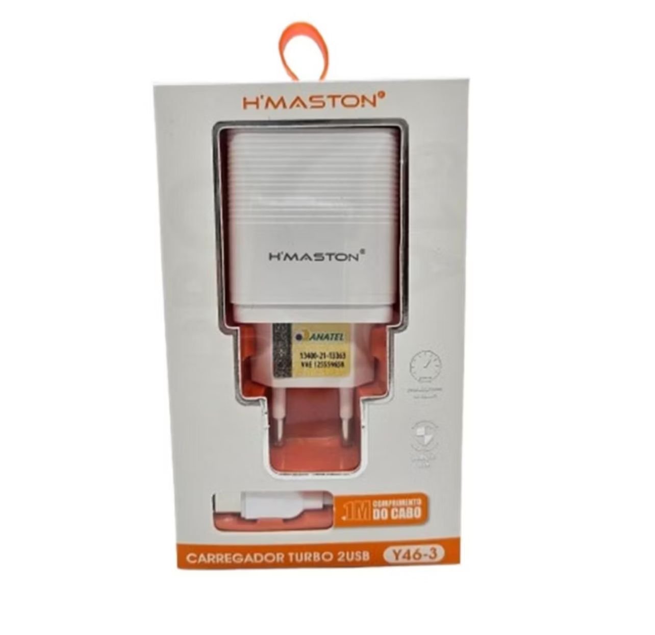 Carregador H'maston Turbo 2USB – Modelo Y46-3