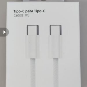 Cabo Tipo-C para Tipo-C 1 Metro - Conexão Rápida