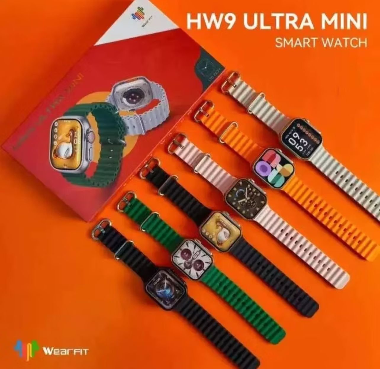 HW9 Ultra Mini: Smartwatch Compacto e Estiloso